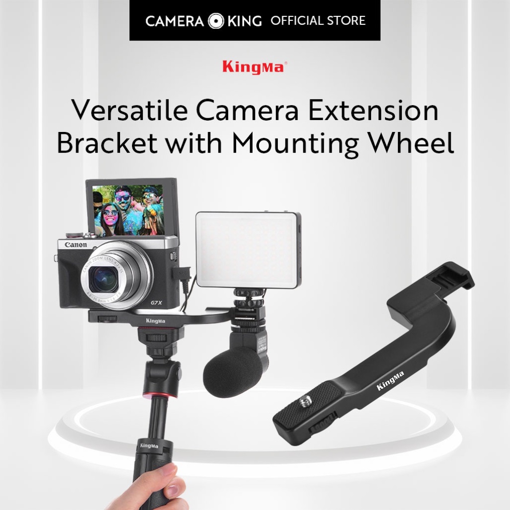 [KingMa] Camera Extension bracket with mounting wheel for Mirrorless ...