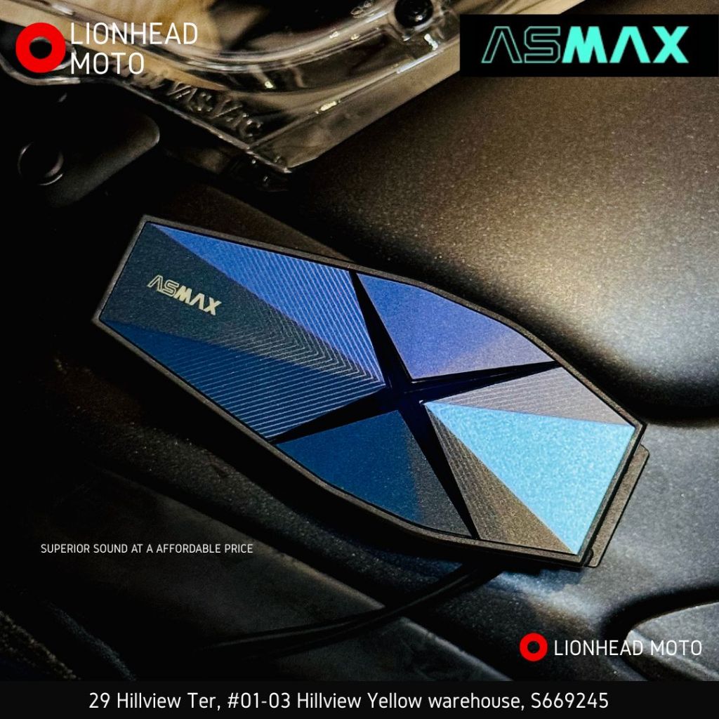 ASMAX F1PRO Bluetooth Helmet Intercom System 10 Rider Mesh Intercom SG ...