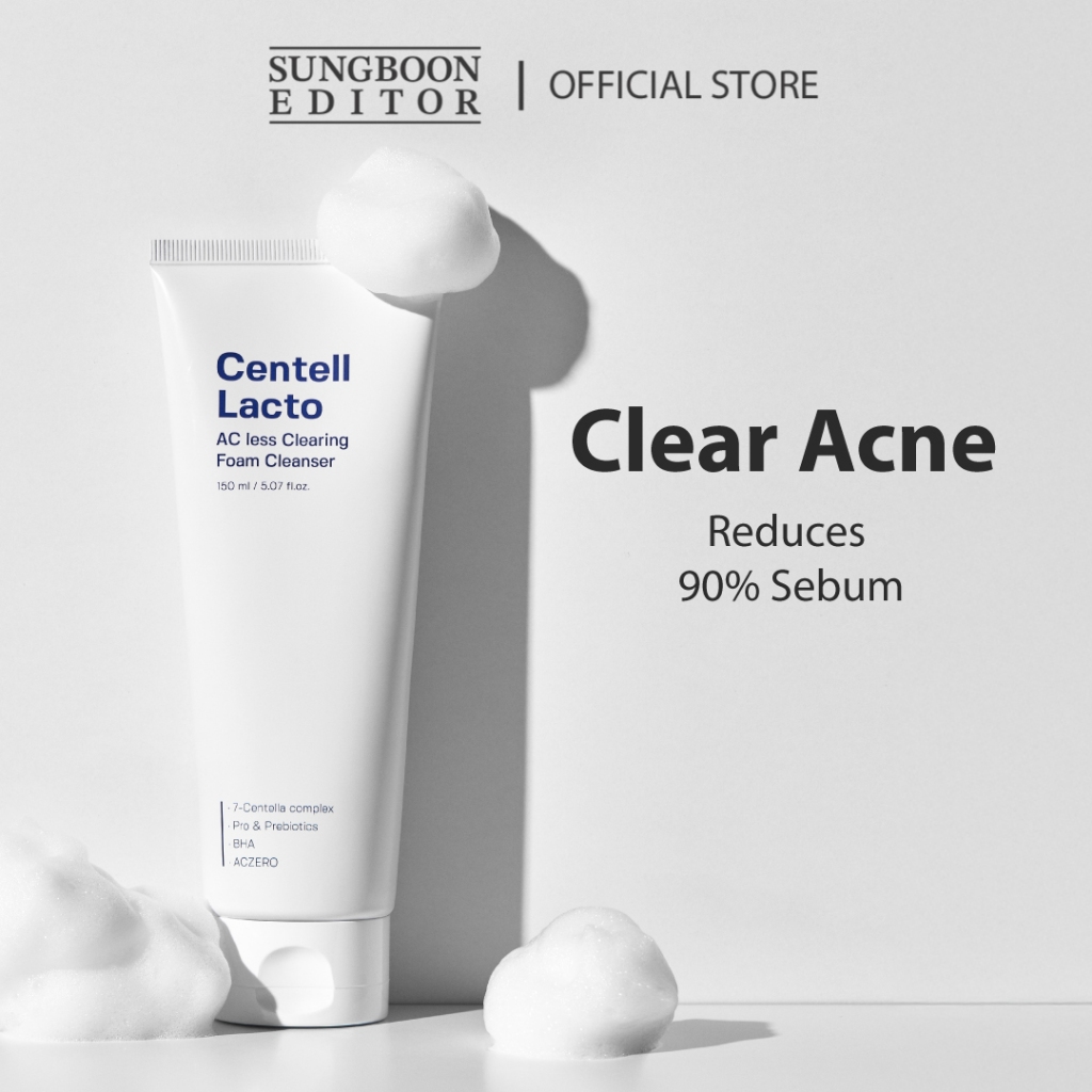 [SUNGBOON EDITOR] Centell Lacto AC less Clearing Foam | Shopee Singapore