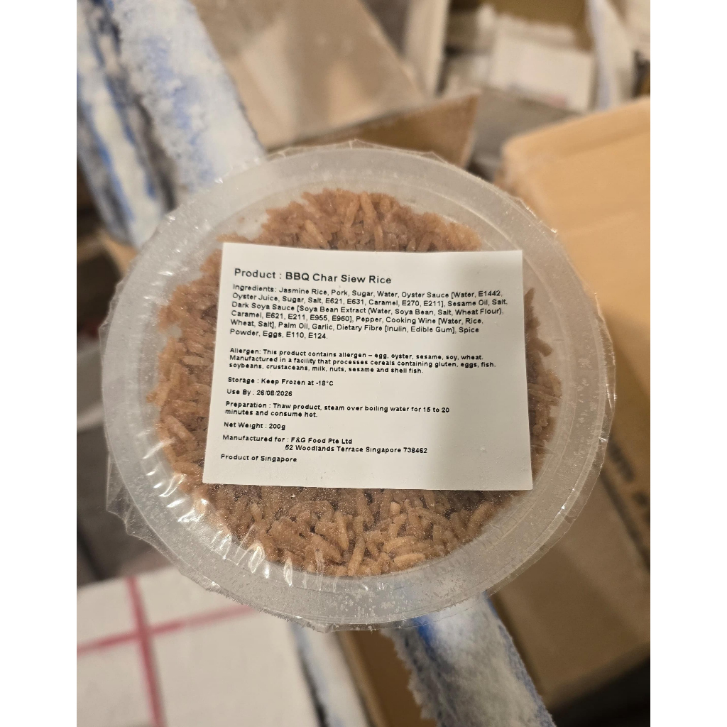MINI CHAR SIEW RICE FROZEN | Shopee Singapore