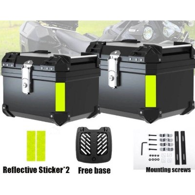 Top Box 38L/45L/55L Universal Box Aluminium Design with Base Plate ...