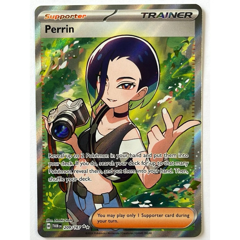 Perrin Trainer Card 209/167 Pokémon Twilight Masqurade SV06 | Shopee ...