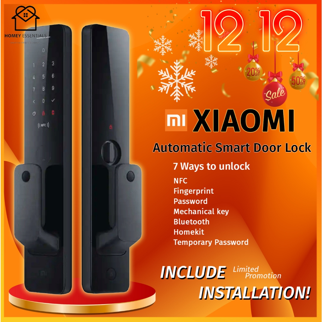 🇸🇬 FREE Installation🔥XIAOMI Digital Lock version 2 | Shopee Singapore