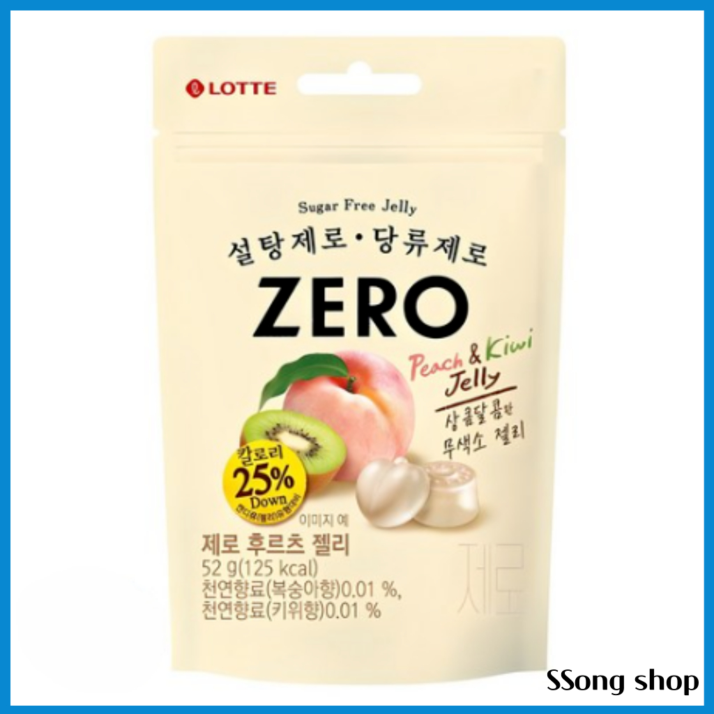 Lotte ZERO Fruits Jelly – Sugar-Free, 52g &238g | Shopee Singapore
