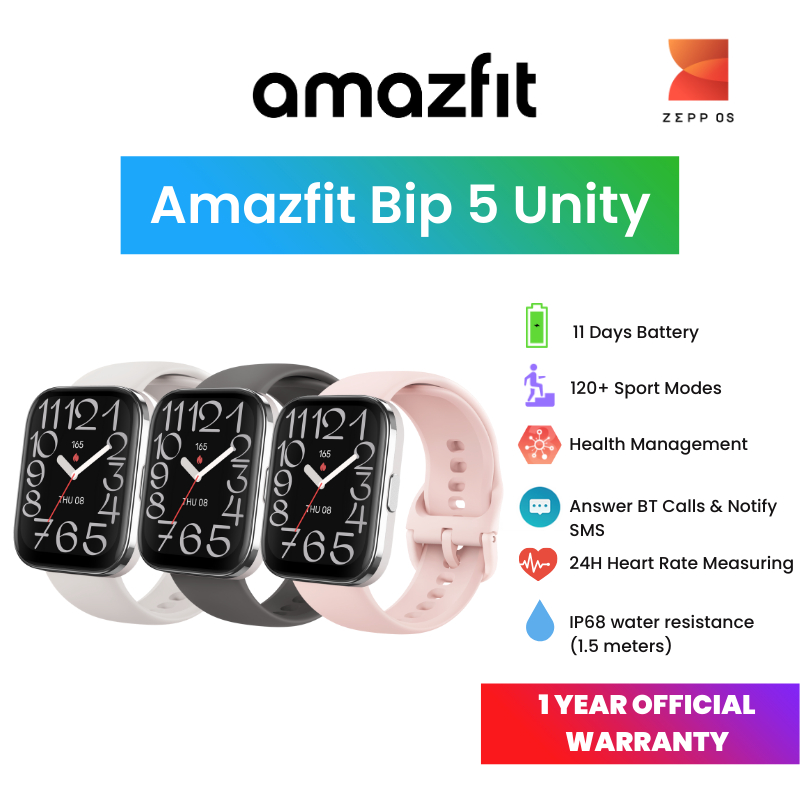 Unity Amazfit Iphone 11 AMAZFIT BIP Unity Smart Watch Grey – Remax
