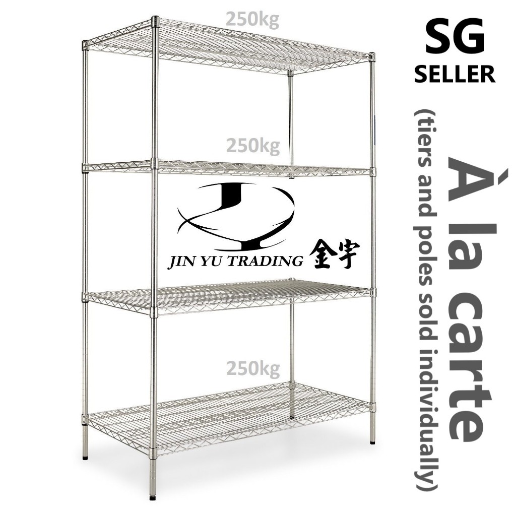 Chrome Wire Shelving Steel Storage Rack Metal Rack Shelving (Best ...