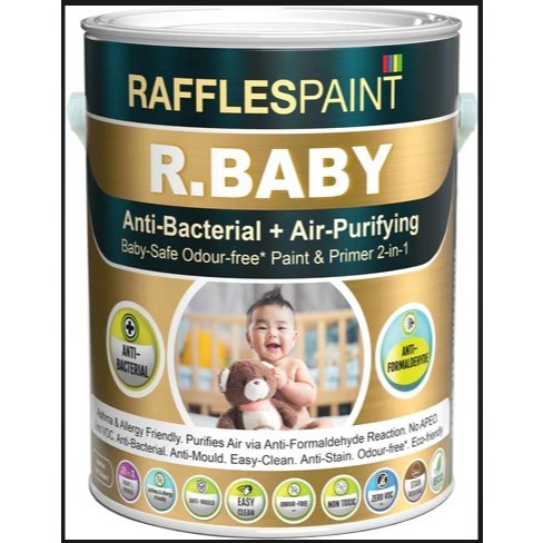 Raffles Paint | New Colors- R. BABY (Anti-Bacterial + Air-Purifying) 1 ...