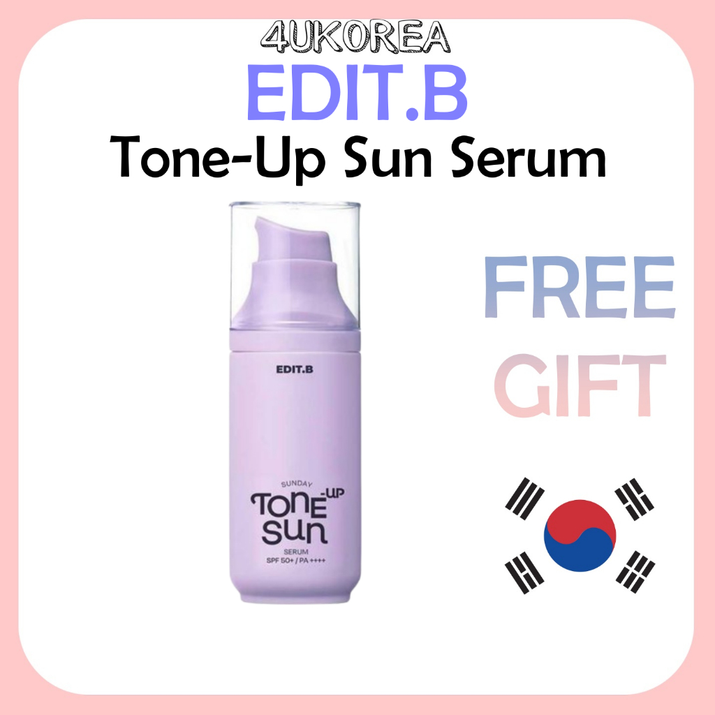 EDIT.B Sunday Tone-Up Sun Serum 55ml SPF50+ PA++++/K-BEAUTY | Shopee ...