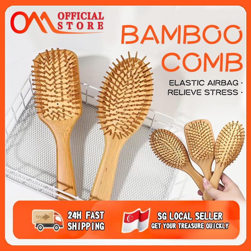 High quality wooden bamboo comb promotes hair growth wooden comb ...