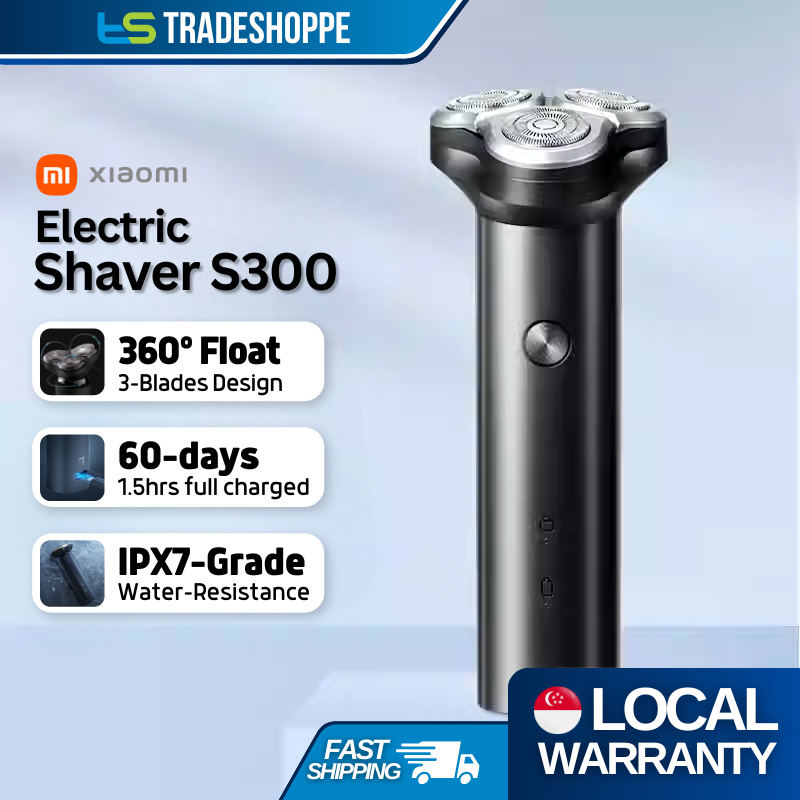 Xiaomi Mi Portable Electric Shaver S300 IPX7 Waterproof Razor 3D ...