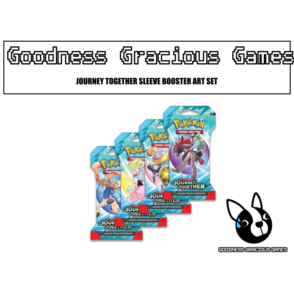 Pokemon TCG SV09 : Journey Together English Artwork Set of 4 Sleeved Booster  Packs | Shopee Singapore