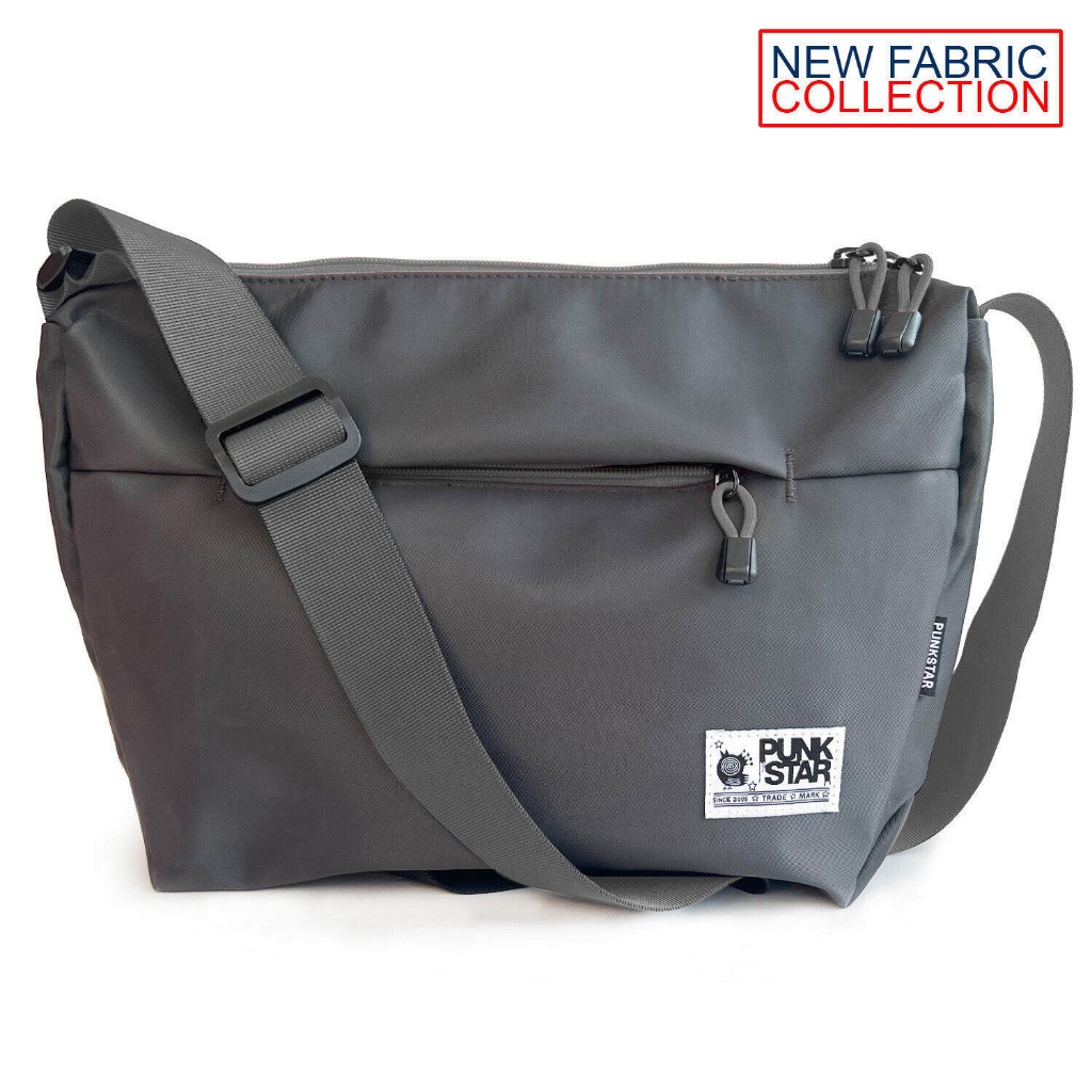 PUNKSTAR Waterproof Lightweight Multi Pockets Sling Messenger Cross Body Bag Fit 11 inch Tablet YKK Zip for Men Woman Shopee Singapore