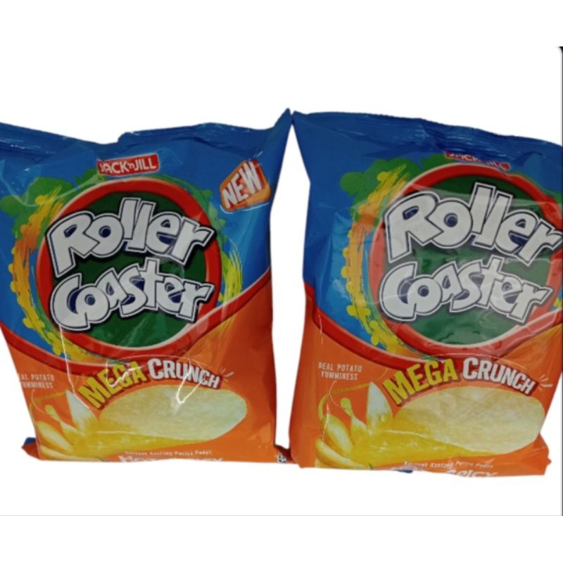Roller coaster mega crunch hot and spicy 60g 1 per pack | Shopee Singapore