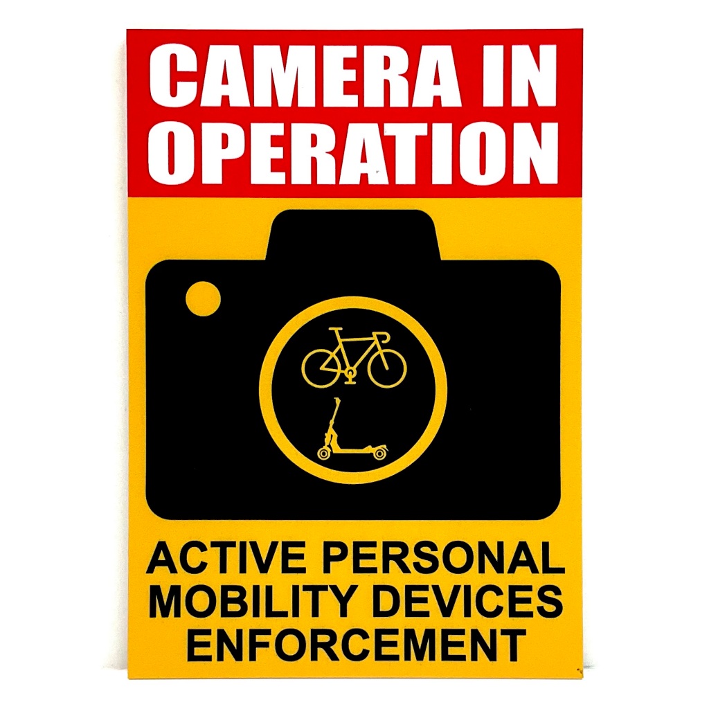 CAMERA IN OPERATION SIGN/SIGNAGE | 148mm x 210mm | NOTICE SIGN ...