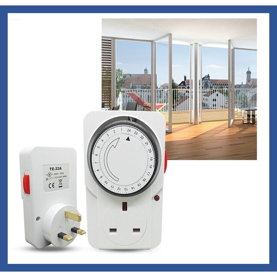 [SG Stocks] Singapore 3-Pin Self Timer Plug Socket / Countdown Timer ...