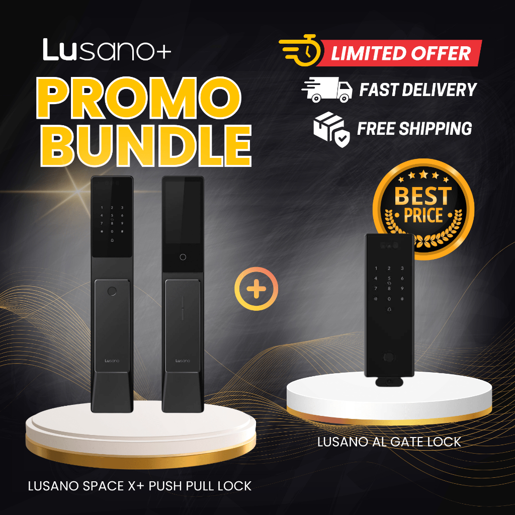 Space X+ Push Pull Lock (Mika black) & Lusano Dual Cam Al Gate Lock ...