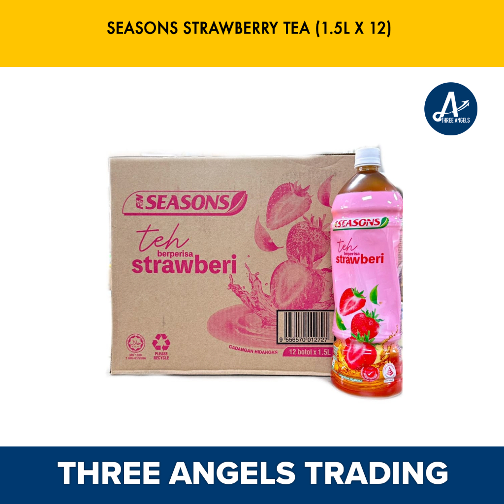 Seasons Strawberry Tea (1.5L x 12) | Shopee Singapore