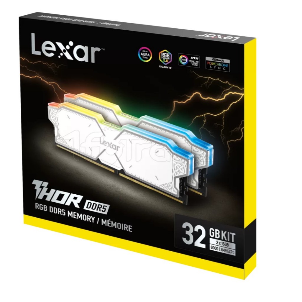 LEXAR ARES / THOR RGB 6000MHZ DDR5 32GB (2x16GB) CL30 CL38 KIT