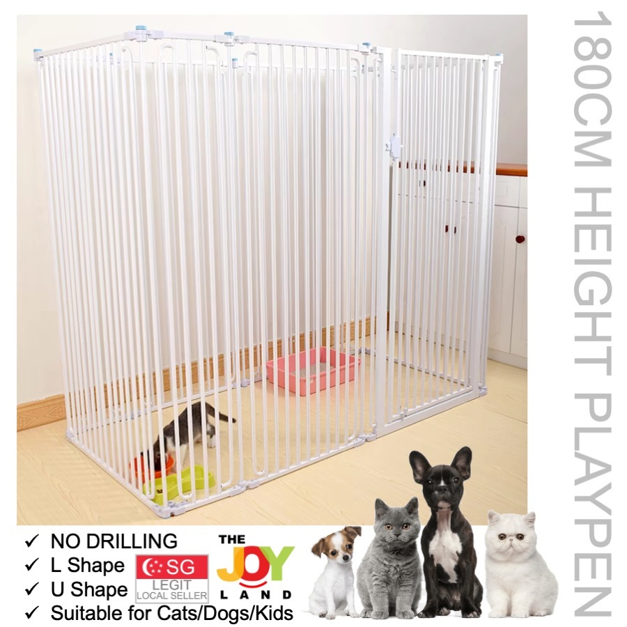 180cm Tall Playpen pet Safety gate Baby Gate Fence Pet Gate Playpen ...