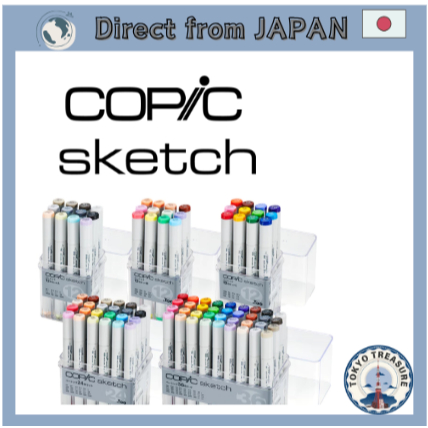 Copic Sketch Basic Set Too Marker Color of 12 , 24 . 36 Made in Japan ...