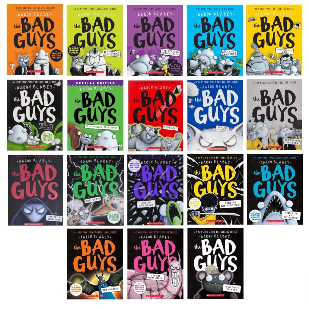 SG Stock] The Bad Guys - Episode 1-18 (18 Books) | Shopee