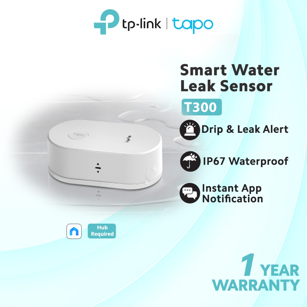 TP-Link Smart Flood Sensor Water Leakage Detector Flood Overflow Alert ...