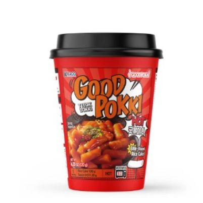 [HYHS] Good Pokki Tteokbokki Hot cup 120g / 하얀햇살 떡볶이 핫 컵 120g | Shopee ...