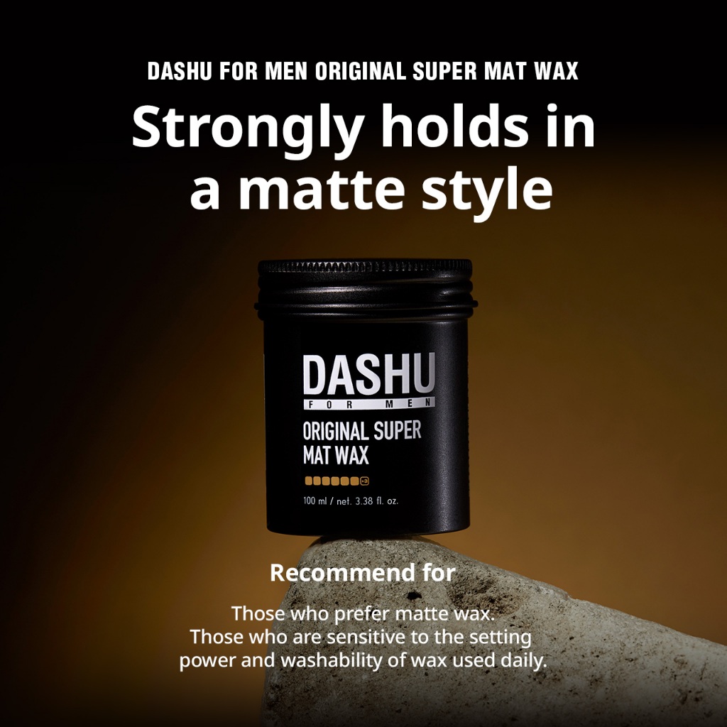 [DASHU] For Men Hair Wax For All Hair Style 100ml/15ml (Easy to Fix ...
