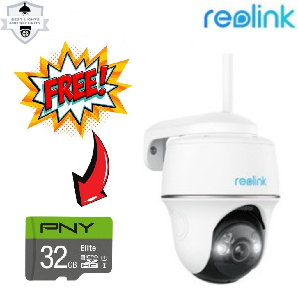 REOLINK Argus PT 5MP Pan Tilt Battery WIFI Camera Night Vision