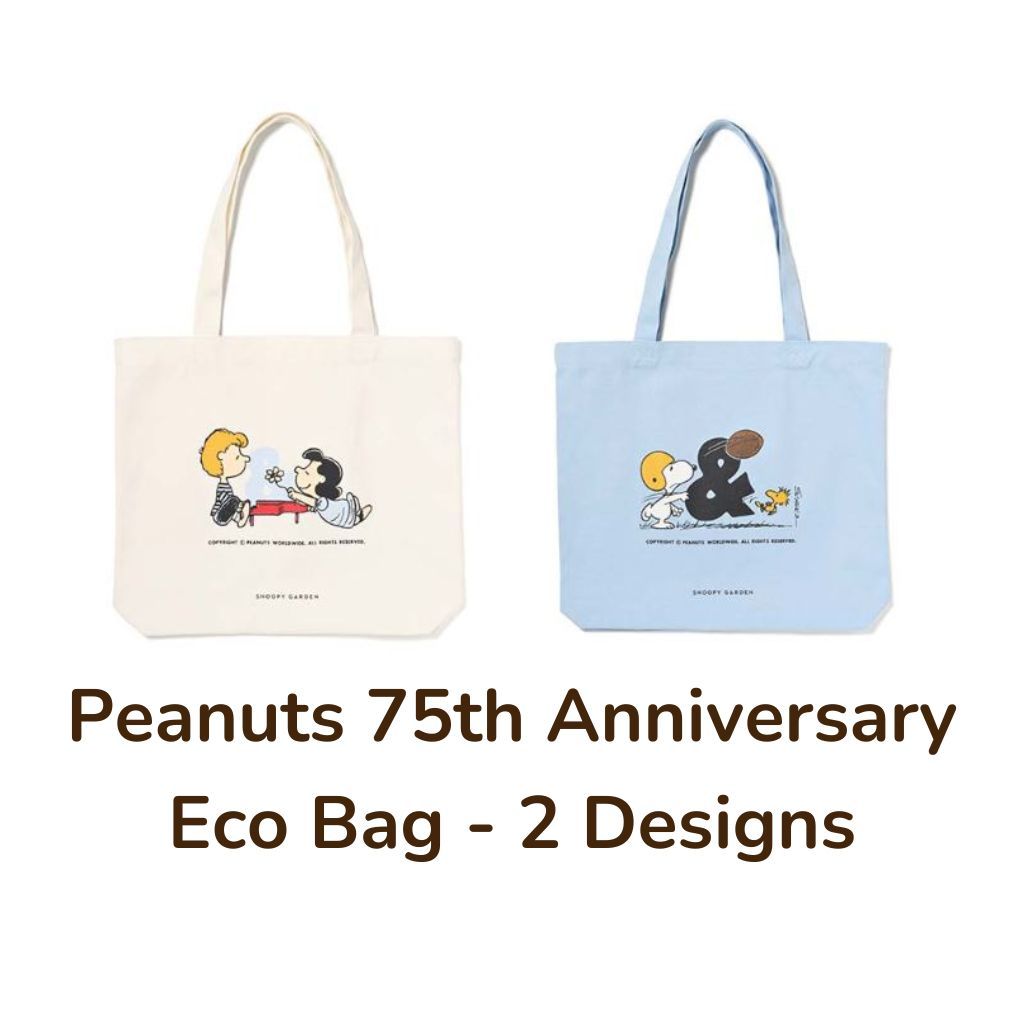 [Peanuts Official] 75th Anniversary Friendship Eco Tote Bag – Snoopy ...