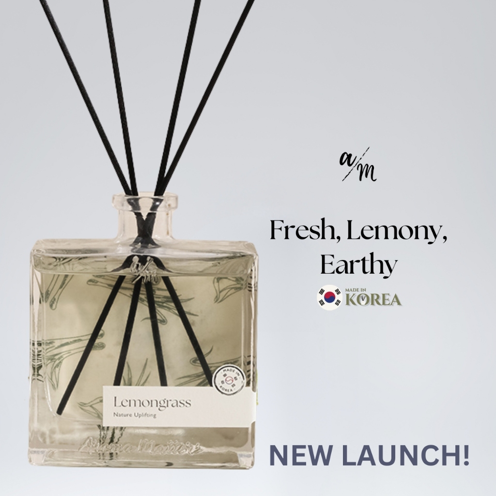 Aroma Matters Lemongrass Reed Diffuser Made In Korea 120ml and 250ml ...