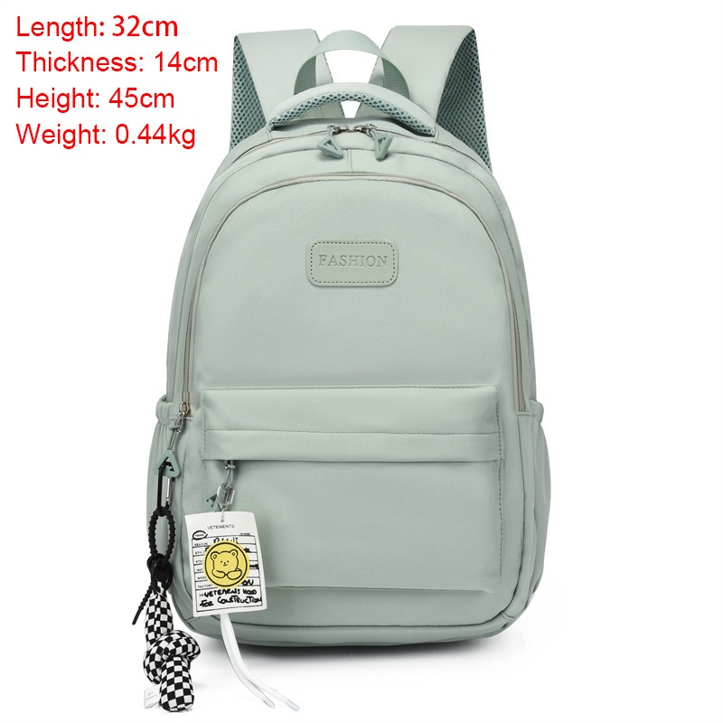 SG SELLER Korean Bag Pack Nylon Large Capacity School Bag Pack Simple Backpack Black School Bag for Secondary School Shopee Singapore
