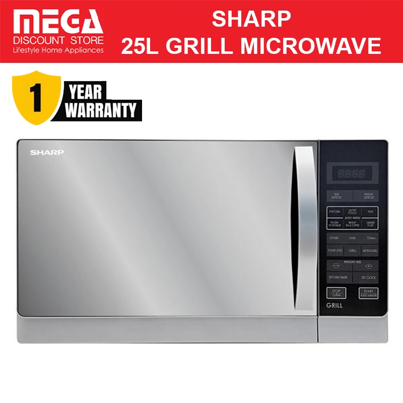 SHARP R-72A1 25L MICROWAVE OVEN WITH GRILL | Shopee Singapore