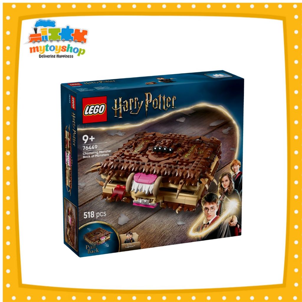 LEGO 76449 Harry Potter Chomping Monster Book of Monsters | Shopee ...