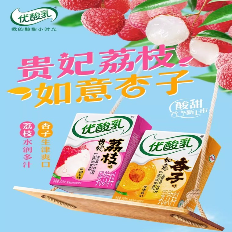 Yili Youngfun Milk Flavoured Drink (CTN) 伊利优酸乳(盒) 24 x 250ml