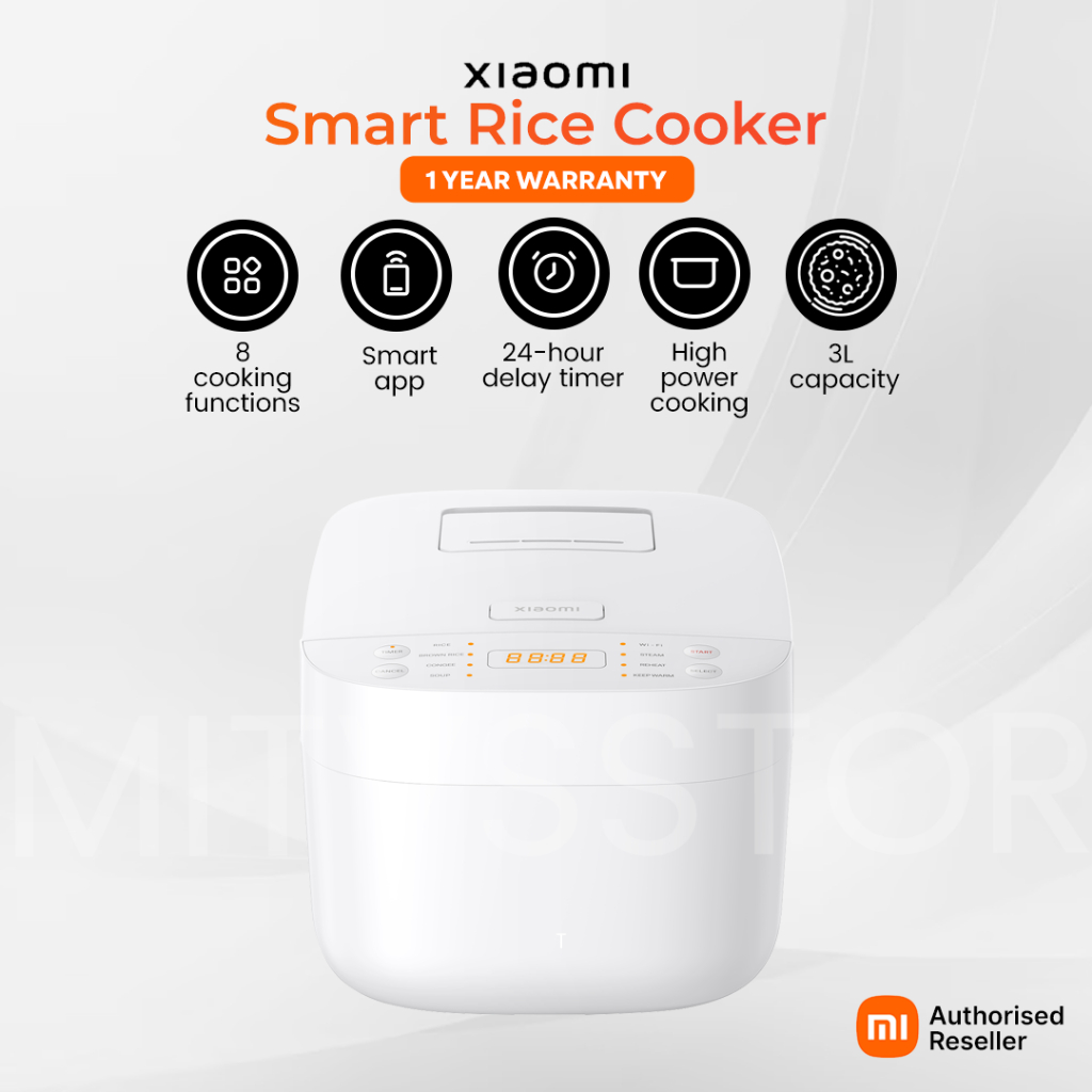 Xiaomi Smart Multifunctional Rice Cooker 3L Capacity | Shopee Singapore