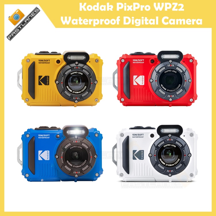Kodak PixPro WPZ2 Waterproof Digital Camera Rugged Underwater Use