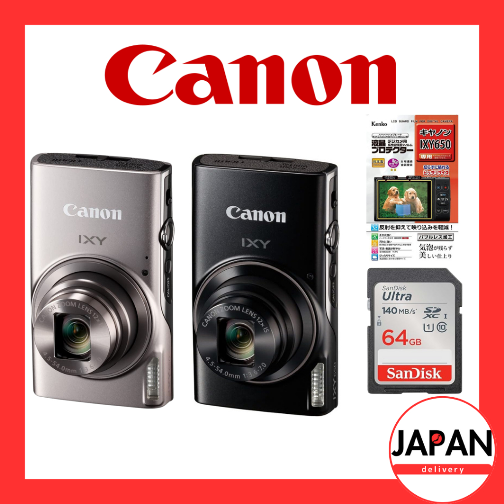 Brand New】Canon IXY 650 compact digital camera with 12x optical
