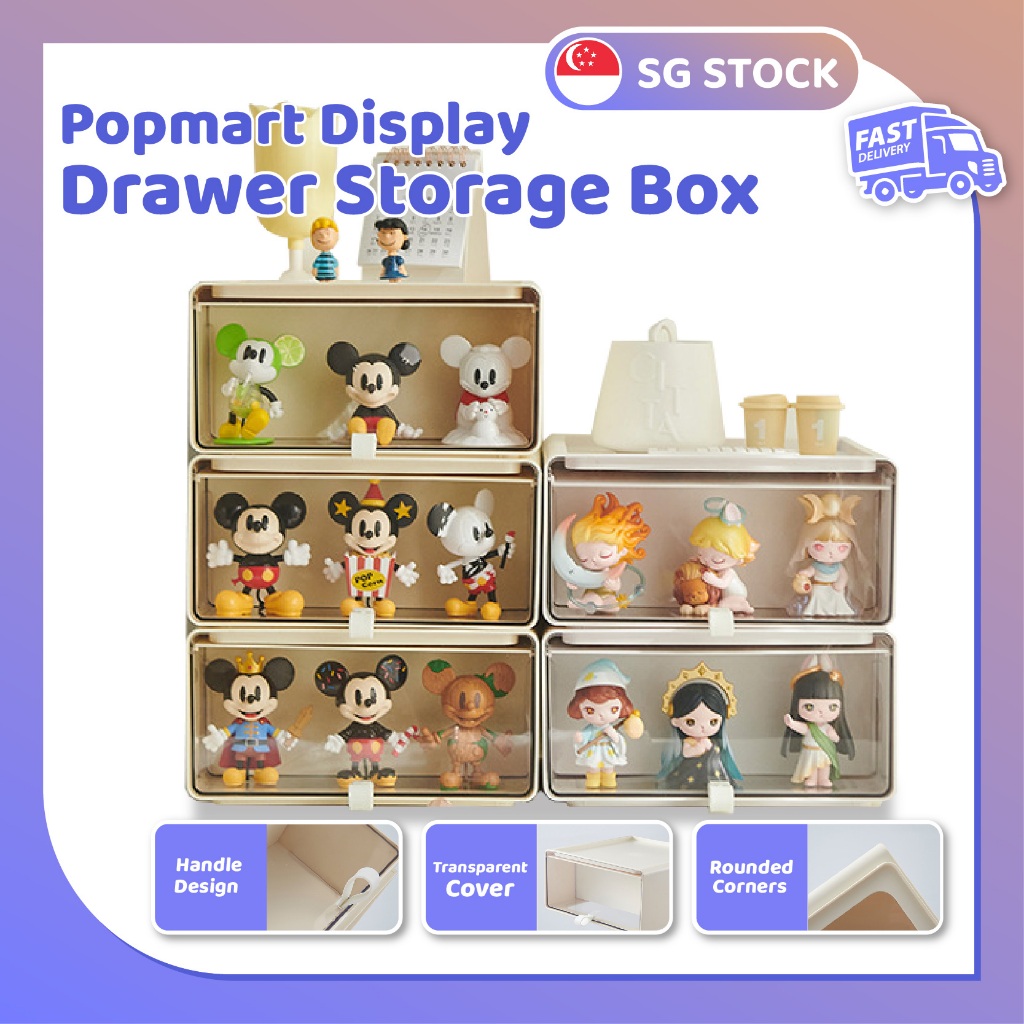 [SG STOCK] Pop Mart Drawer Storage Box - Cute & Compact Multi-Drawer ...