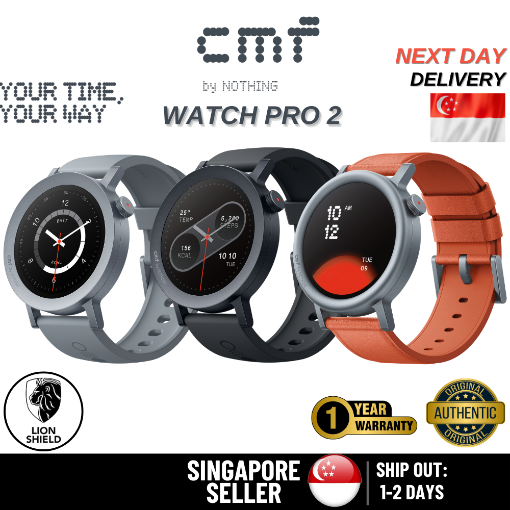 (SG) CMF by NOTHING Watch Pro 2 (2024) – 1.32 Inch AMOLED display, 120 ...