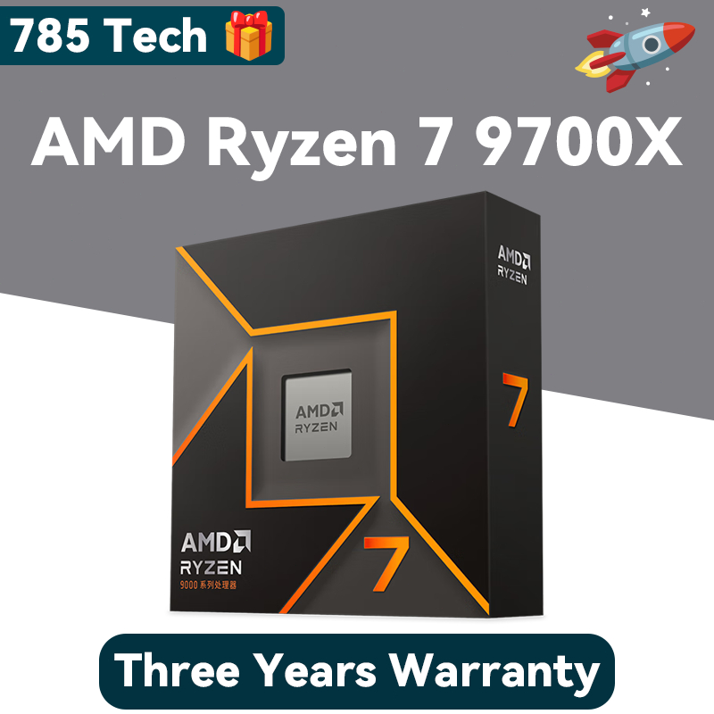 AMD Ryzen 7 9700X Processor - AM5 Socket - 8 Cores/16 Threads - AMD ...