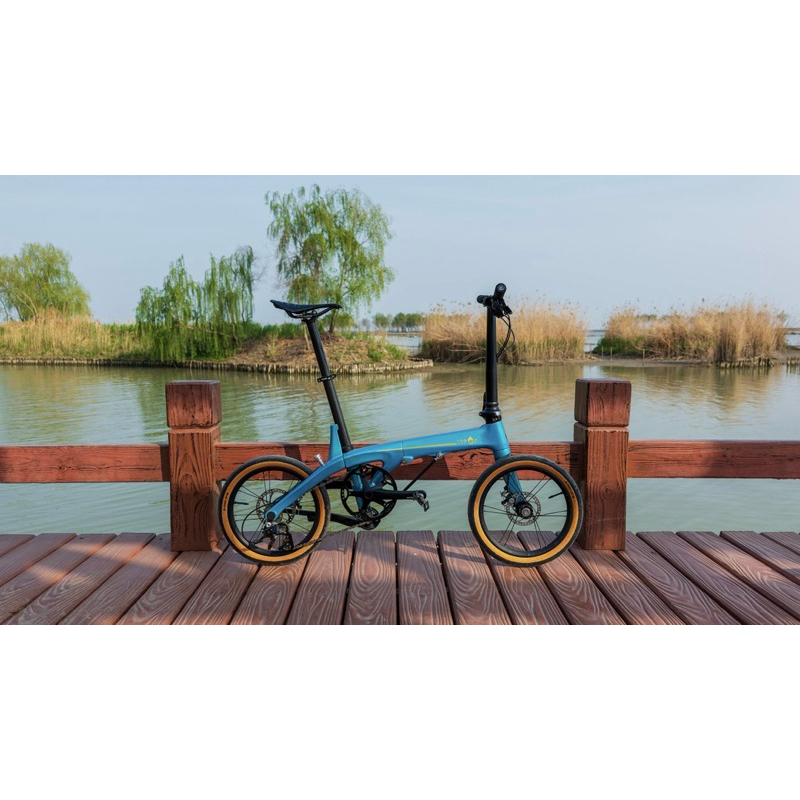 LiDrop carbon fiber folding bike 16” ultra light disc brake 5 speed ...