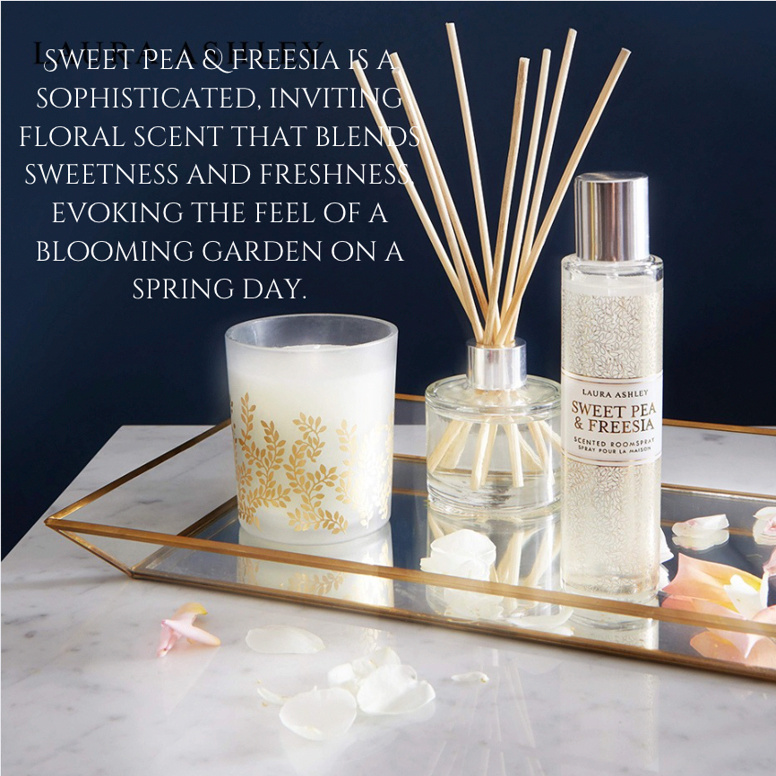 Laura Ashley Reed Diffuser & Hand Wash & Lotion Christmas Gift Set ...