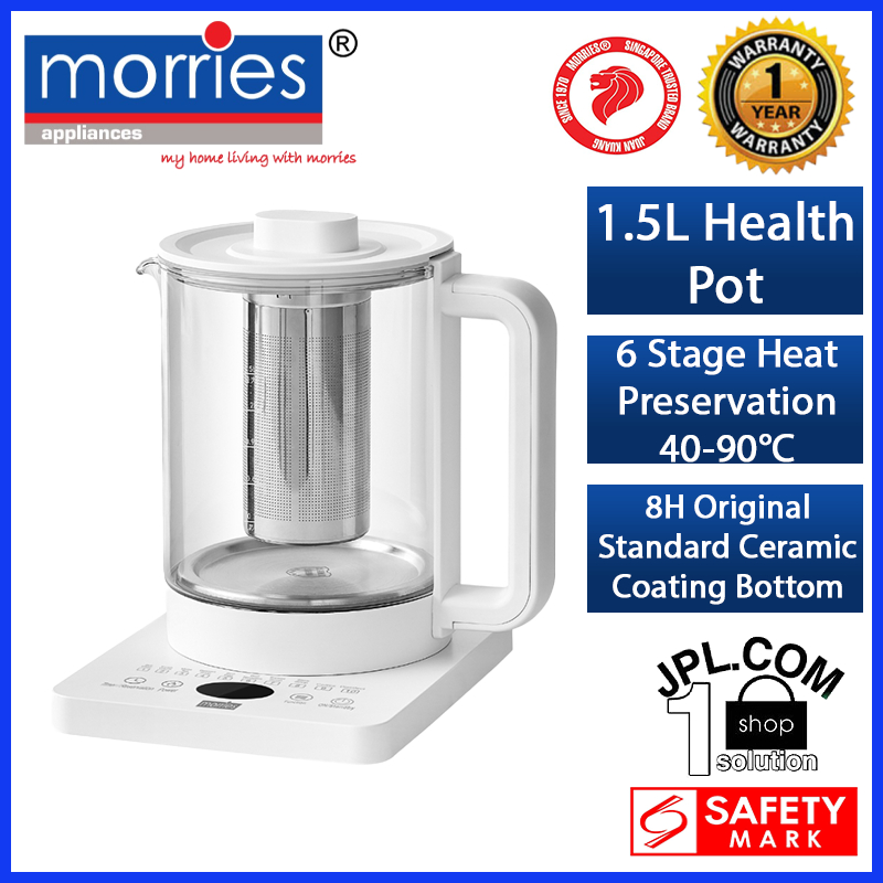 Morries 1.5L Digital Health Pot MS-100HP (Health Teapot, 养生壶) | Shopee ...