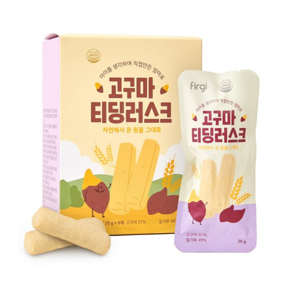 FIRGI Teething Rusk Baby Snack 120g (Made in Korea) | Shopee Singapore