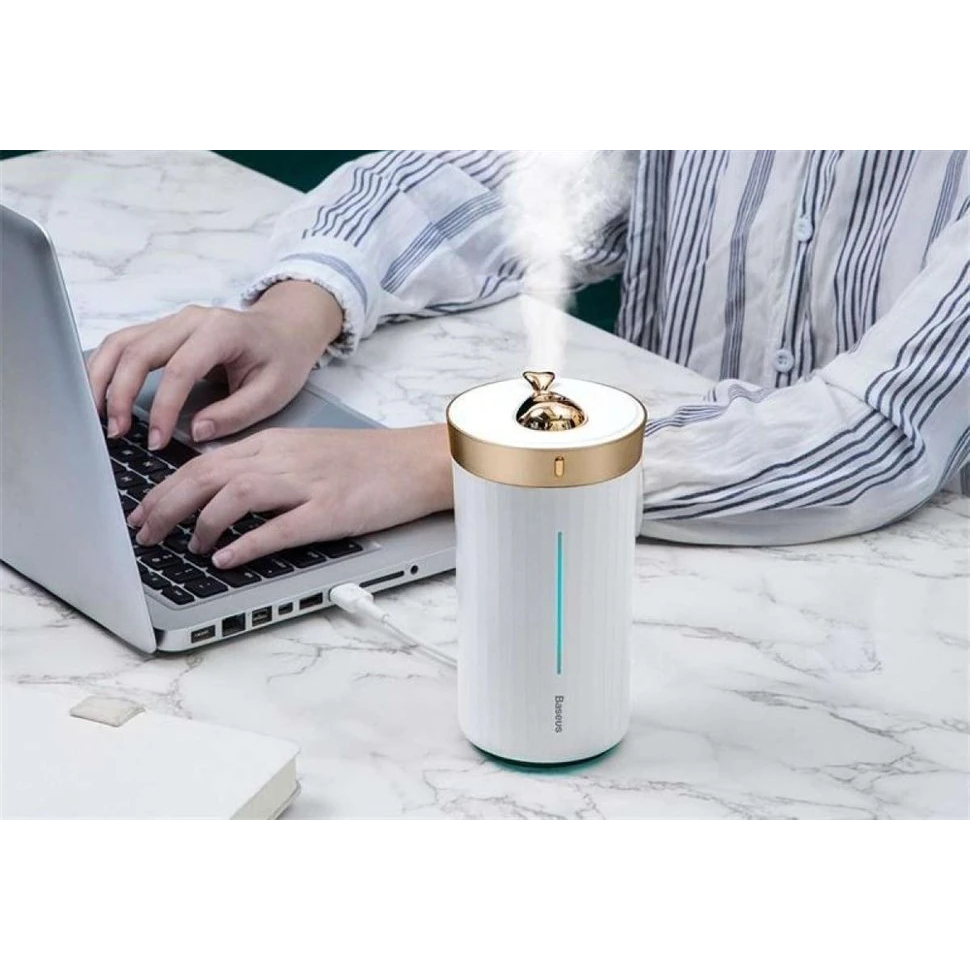 Baseus Whale Car & Home Humidifier | Cute Mini LED Night Light ...