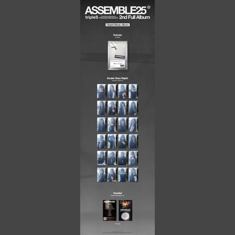 TRIPLES ASSEMBLE25 2nd Album : TRIPLES, TRIPLES, TRIPLE S, TRIPLES