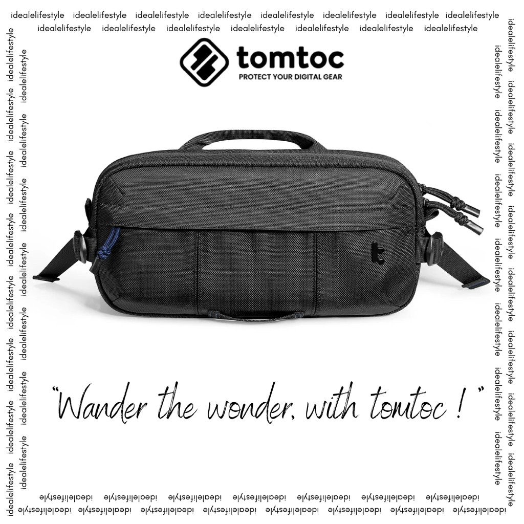 Tomtoc Wander-T26 5.5L Sling Bag, Heavy Duty Crossbody Bag for Men ...