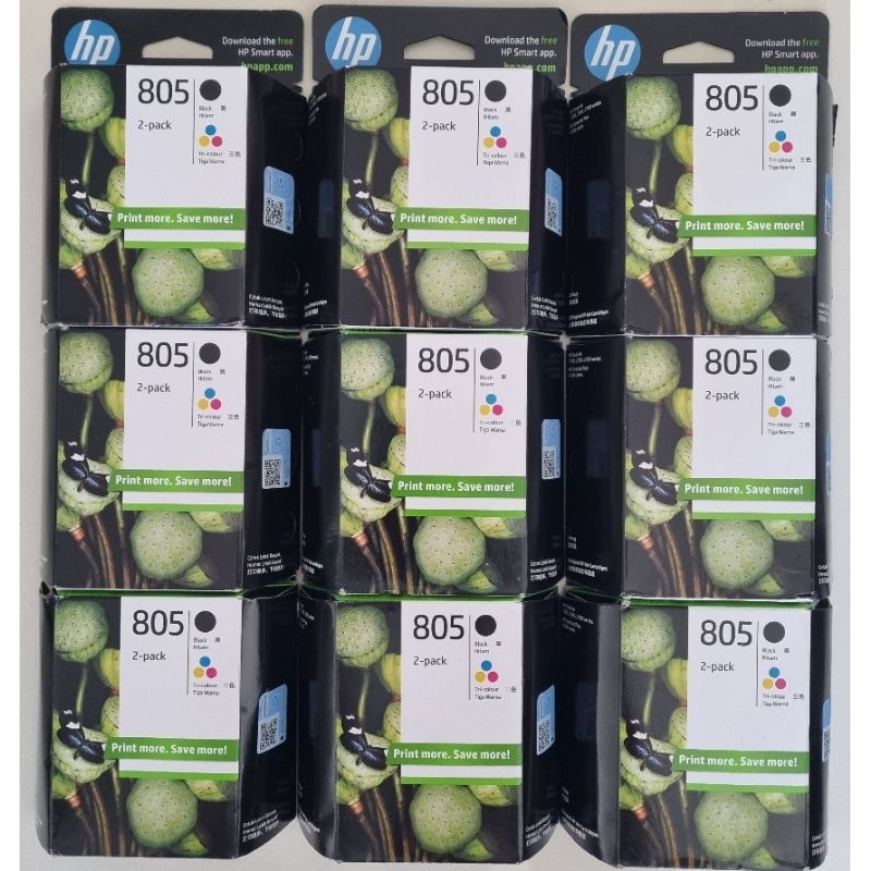 Genuine Original HP 805 / 805XL Ink Cartridges, 1210 / 1212 / 2330 ...