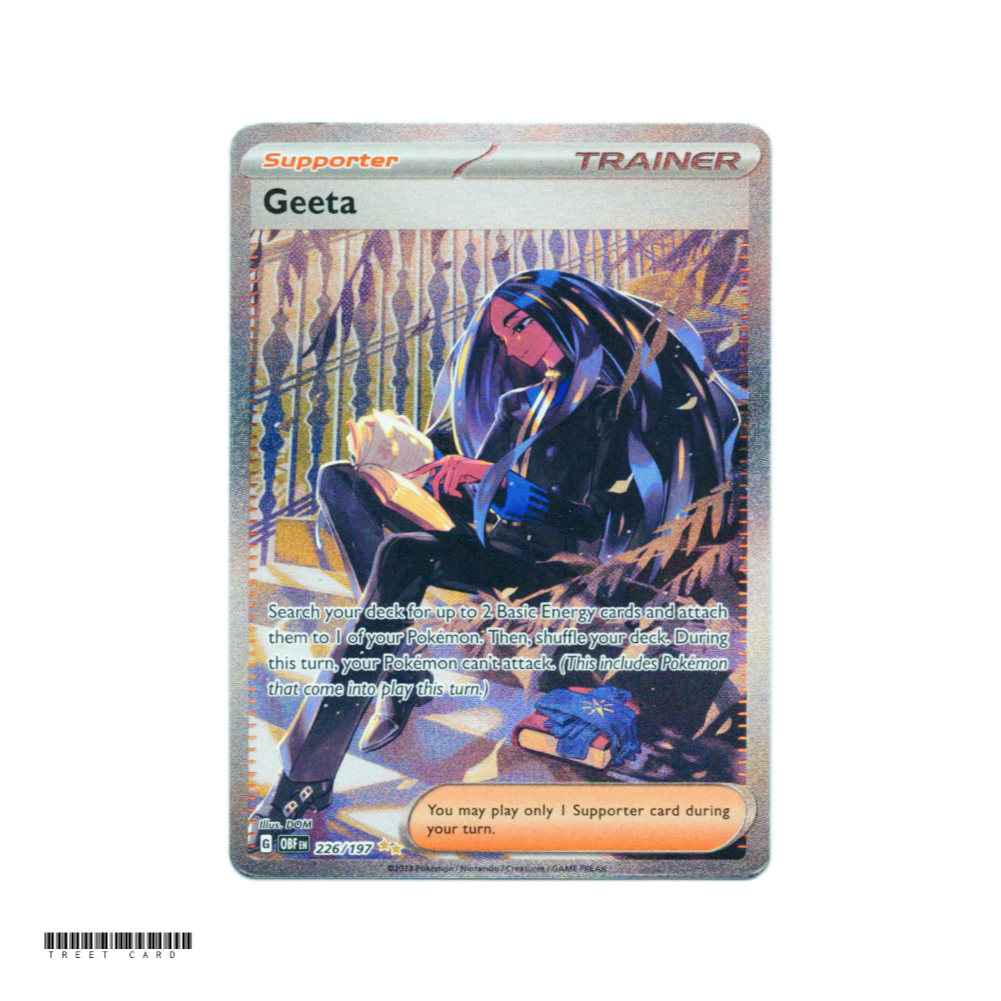 Geeta OBF 226/197 Obsidian Flames Special Illustration Rare EN Pokemon ...
